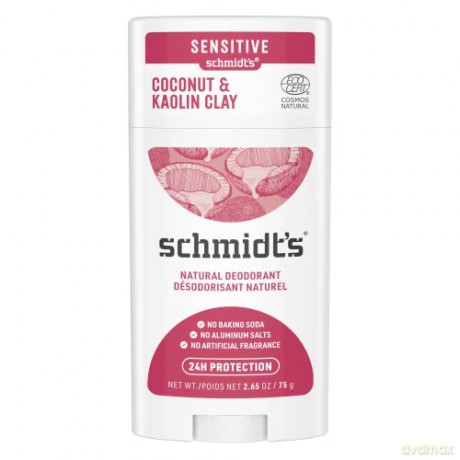 Schmidt´s Solid deodorant Kokos & kaolin clay (Deo Stick) 58 ml