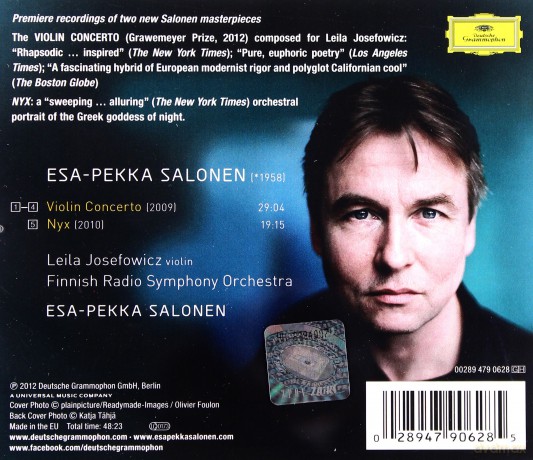 Esa-Pekka Salonen: Out Of Nowhere [CD]