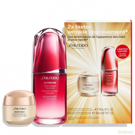Shiseido Power Wrinkle Smooth ing Set gift set for mature skin care