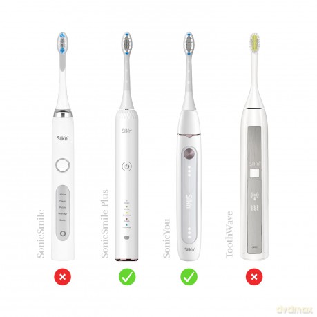 Silk`n Replacement heads for the SonicYou Regular toothbrush 4 pcs