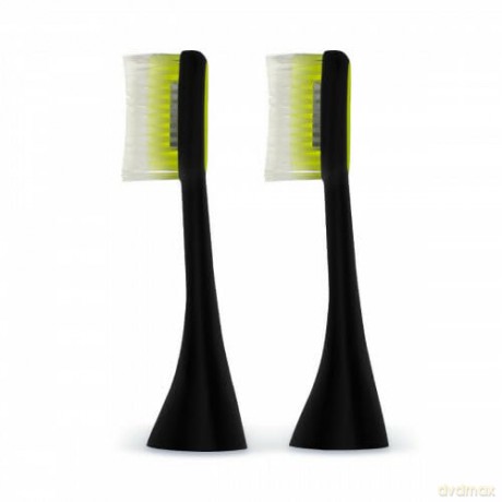 Silk`n Replacement heads for ToothWave Soft Large toothbrush Black 2 pcs