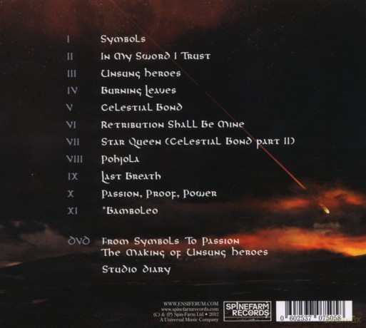 Ensiferum: Unsung Heroes Limited Edition (digipack) [CD]+[DVD]