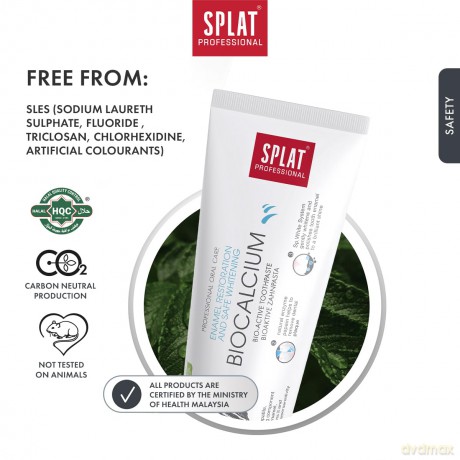 SPLAT Remineralizing toothpaste for sensitive teeth Biocalcium 100 ml