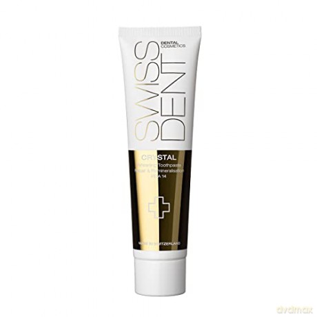 Swissdent Regenerating Cream Dental whitening effect Crystal (Repair & Whitening Toothcream) - Volume: 100 ml