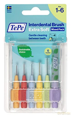TePe Start MIX (Extra Soft) Intermittent Brushes 6 pcs