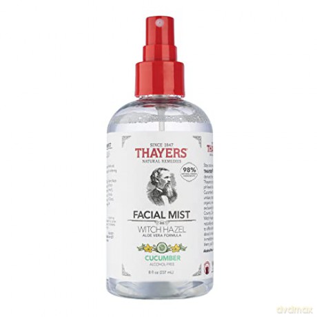 Thayers THAYERS ALCOHOL-FREE WITCH HAZEL FACIAL MIST TONER WITH ALOE VERA FORMULA CUCUMBER - Volume: 237 ml