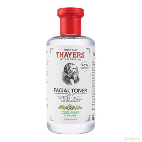 Thayers THAYERS ALCOHOL-FREE WITCH HAZEL FACIAL TONER WITH ALOE VERA FORMULA CUCUMBER - Volume: 355 ml