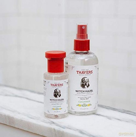 Thayers THAYERS ALCOHOL-FREE WITCH HAZEL FACIAL TONER WITH ALOE VERA FORMULA CUCUMBER - Volume: 89 ml