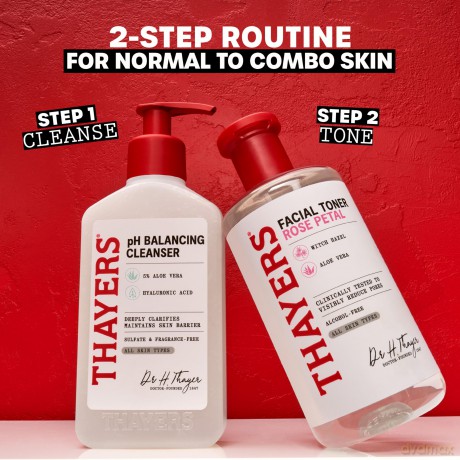 Thayers THAYERS ALCOHOL-FREE WITCH HAZEL FACIAL TONER WITH ALOE VERA FORMULA ROSE PETAL - Volume: 89 ml