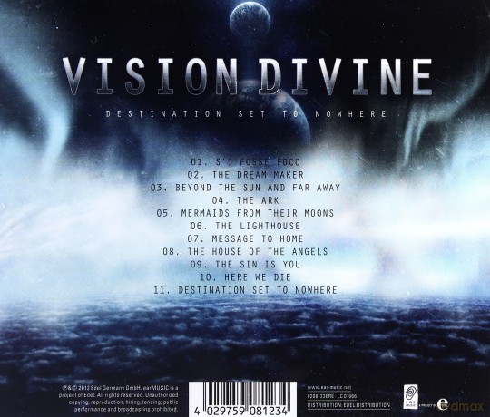 Vision Divine: Destination Set To Nowhere [CD]