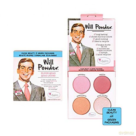 theBalm Blush palette Will Powder Blush Quad 10 g