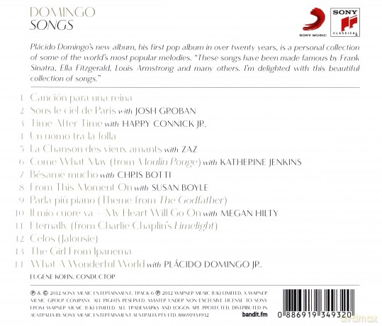 Placido Domingo: Songs [CD]