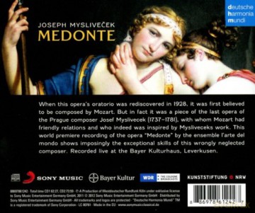 L'arte Del Mondo Myslivecek: Medonte [2CD]