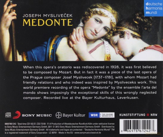 L'arte Del Mondo Myslivecek: Medonte [2CD]