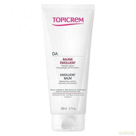 Topicrem Body balm for dry, sensitive and atopic skin DA (Emollient Balm) - Volume: 200 ml