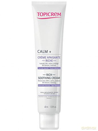 Topicrem Nourishing and soothing skin cream CALM + (Rich Soothing Cream) 40 ml