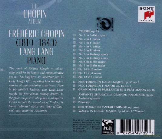 Lang Lang: The Chopin Album [CD]