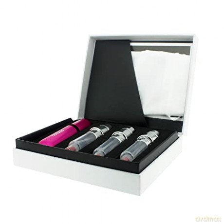 Travalo Classic HD - refillable bottle 3 x 5 ml (dark pink)