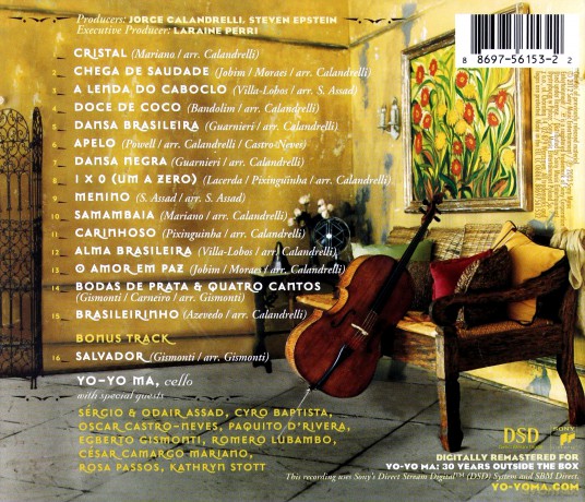 Yo-Yo Ma: Obrigado Brazil (Remastered) [CD]