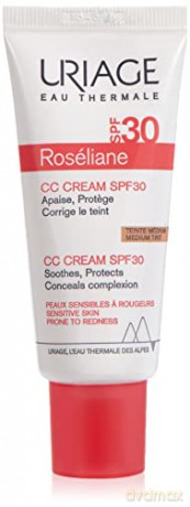 Uriage CC cream for sensitive skin with a tendency to redness SPF 30 Roséliane (CC Cream SPF 30) 40 ml