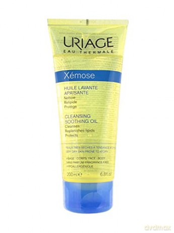 Uriage Cleasing Cleansing Oil for Face and Body (Cleasing Soothing Oil) - Volume: 200 ml