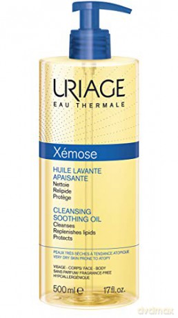 Uriage Cleasing Cleansing Oil for Face and Body (Cleasing Soothing Oil) - Volume: 500 ml