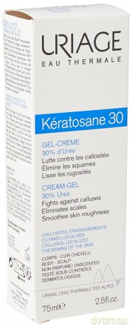 Uriage Kératosane 30 Emollient Gel Cream (Cream Gel) - Volume: 75 ml