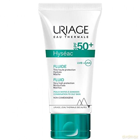 Uriage Mattifying fluid with hydrating effect SPF 50+ Hyséac (Fluid) 50 ml