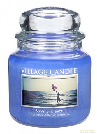 Village Candle Decorative scented candle in glass (Summer Breeze) 397 g