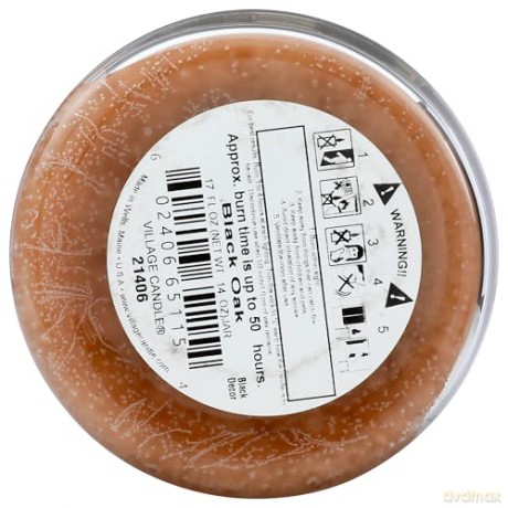 Village Candle Scented candle in Black Oak glass 396 g