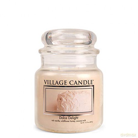 Village Candle Scented candle in Dolce Delight glass 389 g
