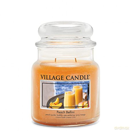 Village Candle Scented candle in glass Peach Bellini 389 g