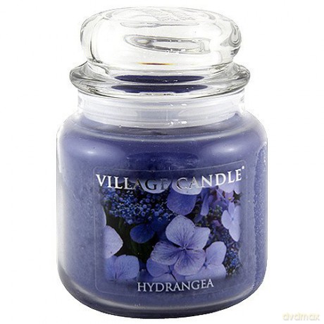 Village Candle Scented candle in Hydrangea glass 397 g