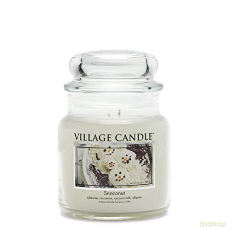 Village Candle Scented candle in Snoconut glass 389 g