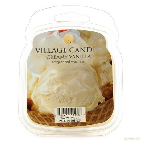 Village Candle Soluble wax in aromalamp Vanilla ice cream (Creamy Vanilla) 62 g