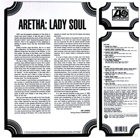 Aretha Franklin: Lady Soul [WINYL]