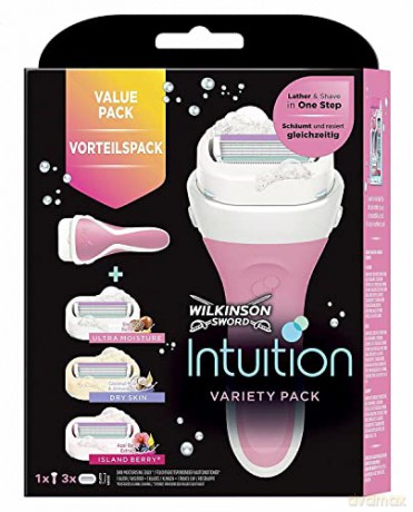 Wilkinson Sword Intuition Variety Edition women´s shaver + 3 different heads