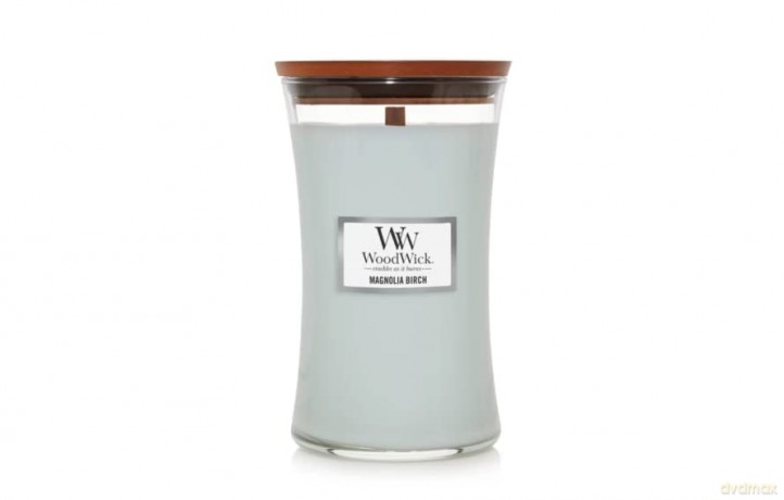 WoodWick Scented candle vase large Magnolia Birch 609.5 g