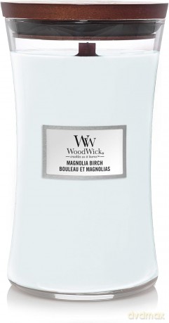 WoodWick Scented candle vase large Magnolia Birch 609.5 g