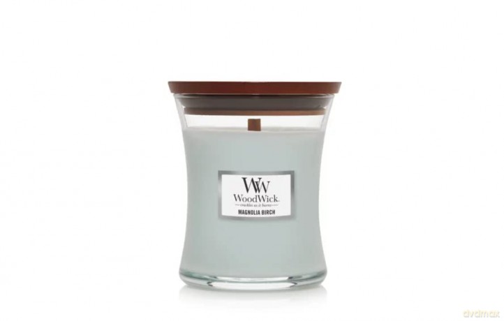 WoodWick Scented candle vase medium Magnolia Birch 275 g