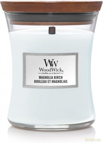 WoodWick Scented candle vase medium Magnolia Birch 275 g