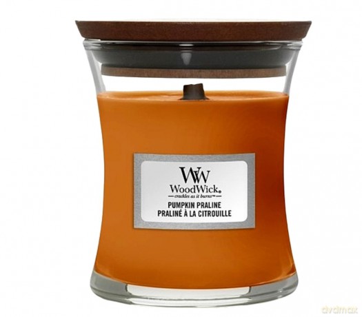WoodWick Scented candle vase medium Pumpkin Praline 275 g