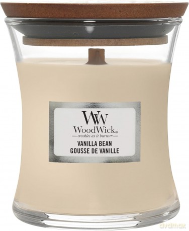 WoodWick Scented candle vase Vanilla Bean 85 g