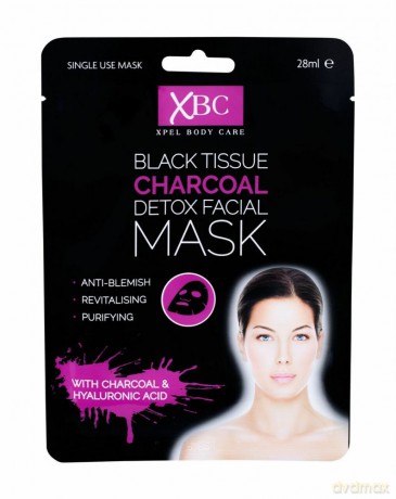 XPel Charcoal Detox 3D activated carbon face mask (Detox Facial Mask) 28 ml