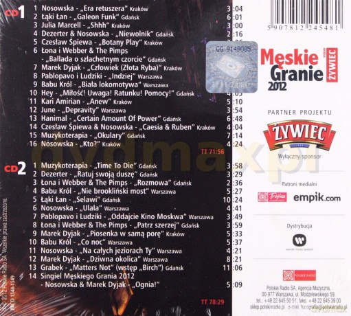 Męskie Granie 2012 (digipack) [2CD]