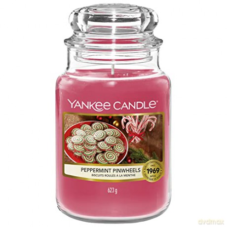 Yankee Candle Aromatic candle Classic large Peppermint Pinwheels 623 g