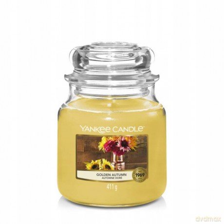 Yankee Candle Aromatic candle Classic medium Gold en Autumn 411 g