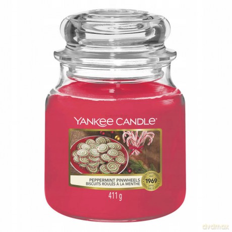 Yankee Candle Aromatic candle Classic small Peppermint Pinwheels 104 g