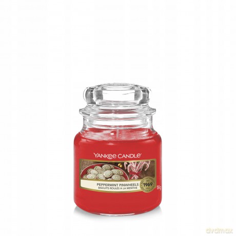 Yankee Candle Aromatic candle Classic small Peppermint Pinwheels 104 g