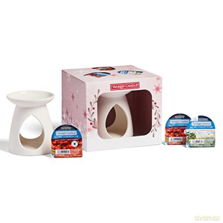 Yankee Candle Christmas gift set with aroma lamp